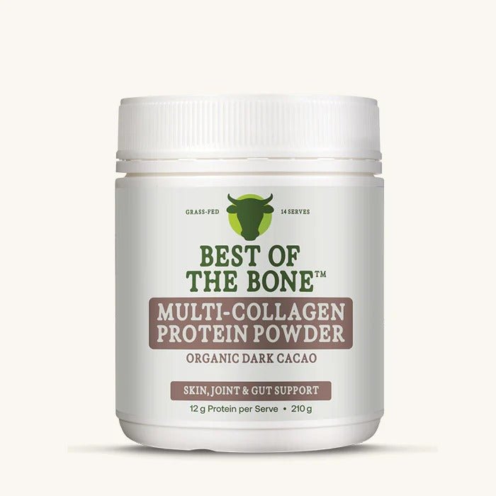Multi - Collagen Protein Peptides - Raw Organic Cacao - 210g - Yo Keto