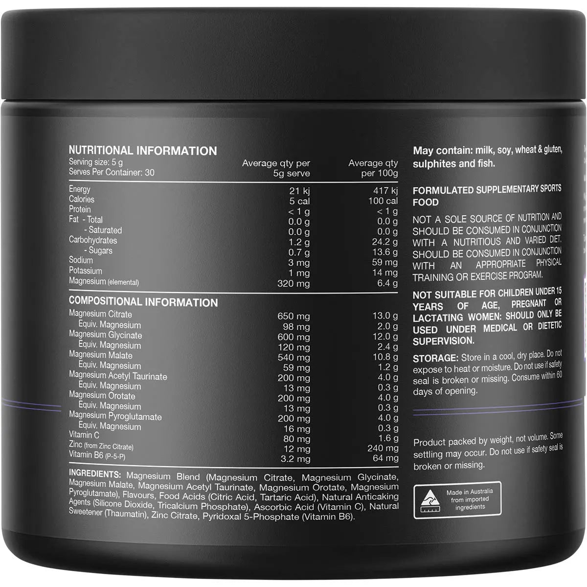 Multi - Mag Perform - Recovery - Mango Passionfruit - 150g - Yo Keto