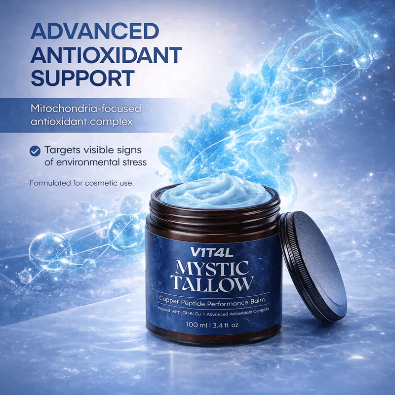 Mystic Tallow Balm - Blue Tansy - Methylene Blue and GHK-Cu Infused - 100ml