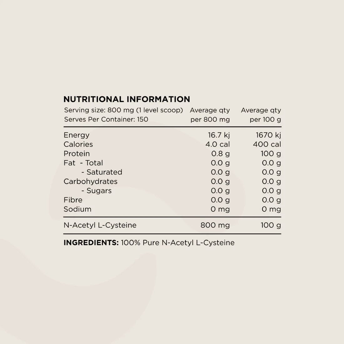 NAC - 100% N - Acetyl L - Cystine - 60 Caps - Yo Keto