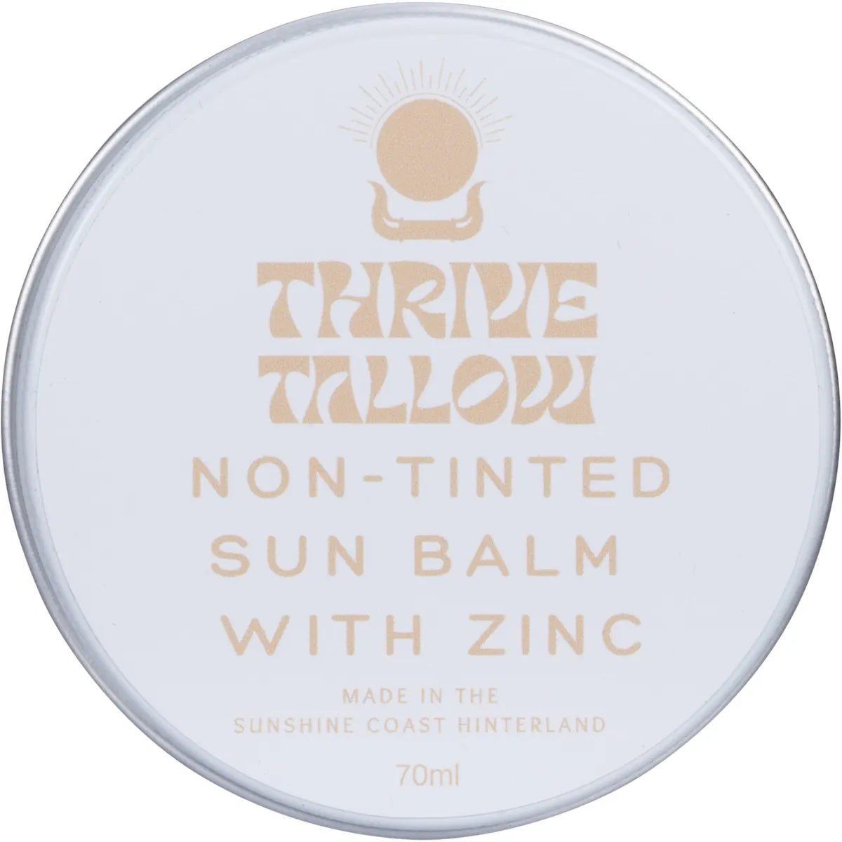 Non Tinted Sun Balm with Zinc - 70ml - Yo Keto