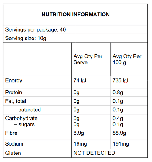 Oat Fibre - Super Fine - 400g - Yo Keto