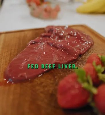 Organic Beef Liver with Organic Strawberry Powder - 60g - Yo Keto