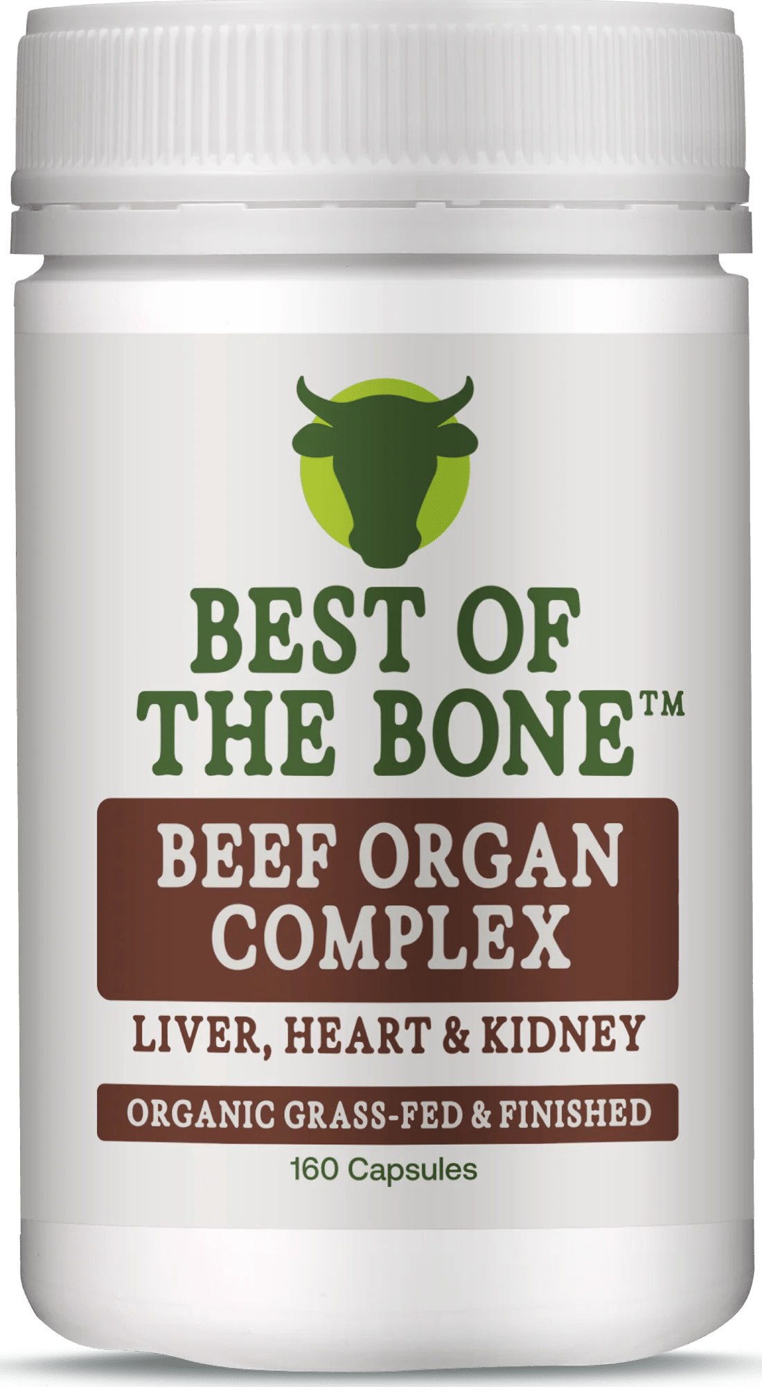 Organic Grass-fed Beef Organ Complex - 160 Capsules