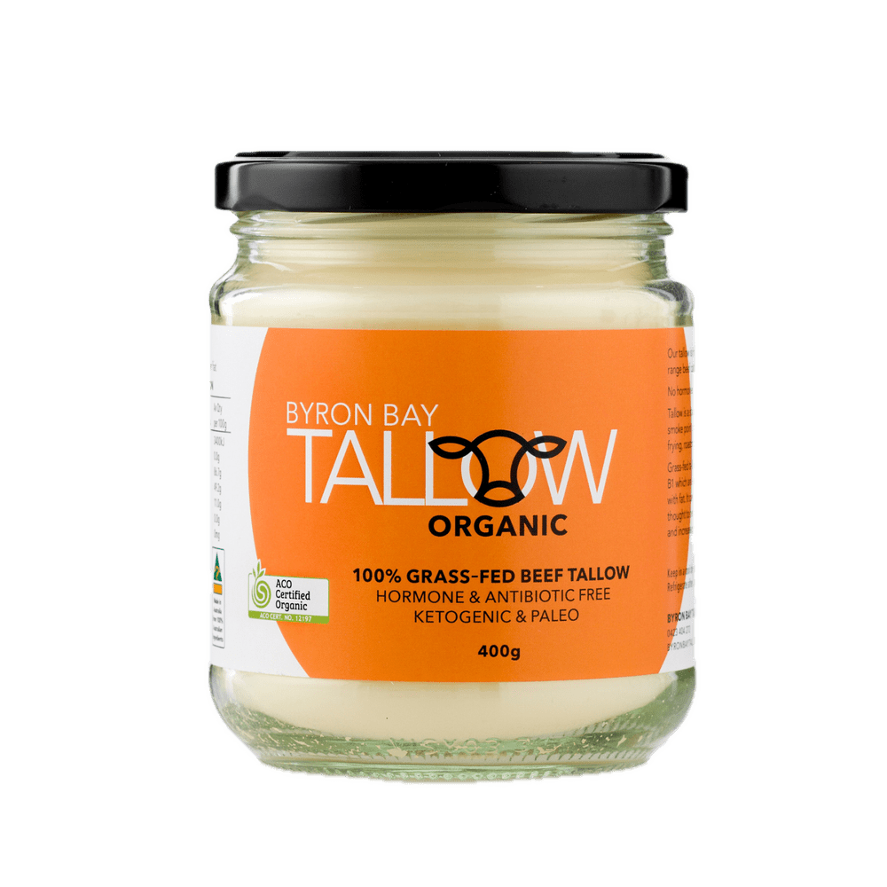 Organic Grass Fed Beef Tallow - 400g - Yo Keto