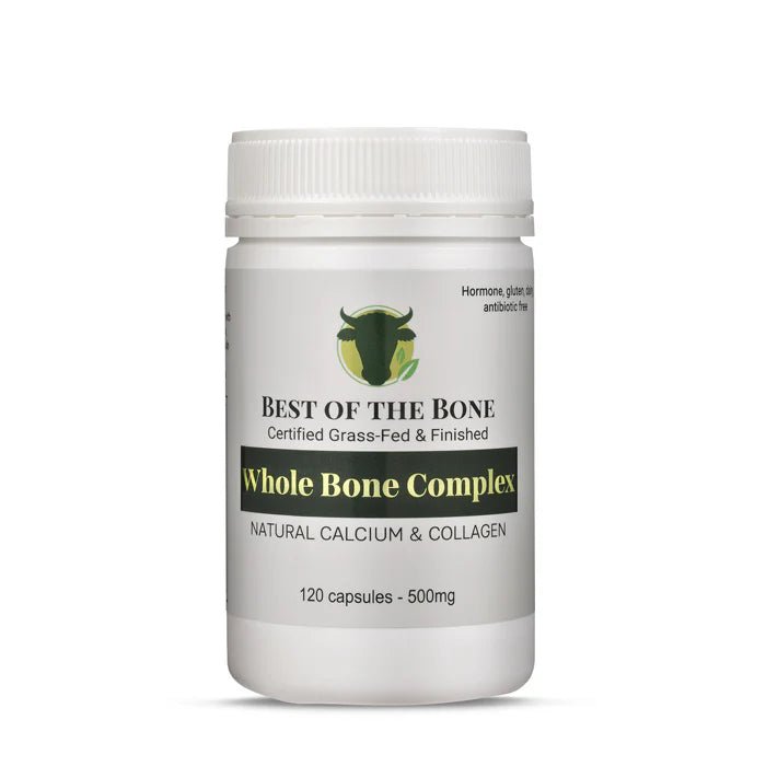Organic Grass-fed Whole Bone Complex - 120 Capsules - Yo Keto