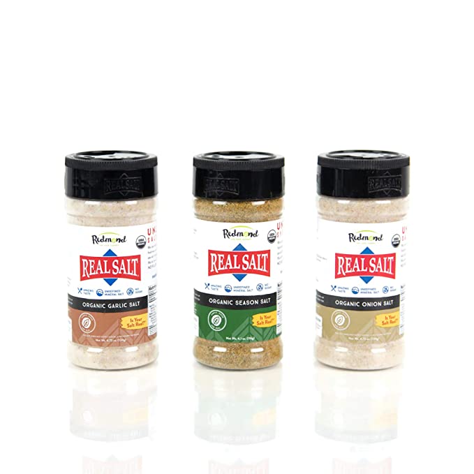 Organic Seasoned Salt Variety Pack - 3 x 116 - 134g - Yo Keto