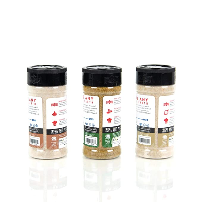 Organic Seasoned Salt Variety Pack - 3 x 116 - 134g - Yo Keto