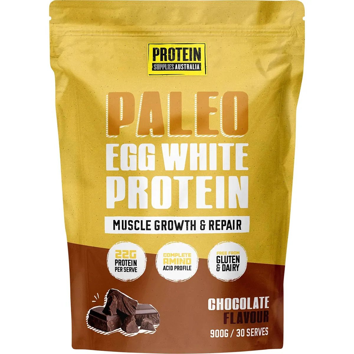Paleo Pro Chocolate Egg White Protein - 900g - Yo Keto