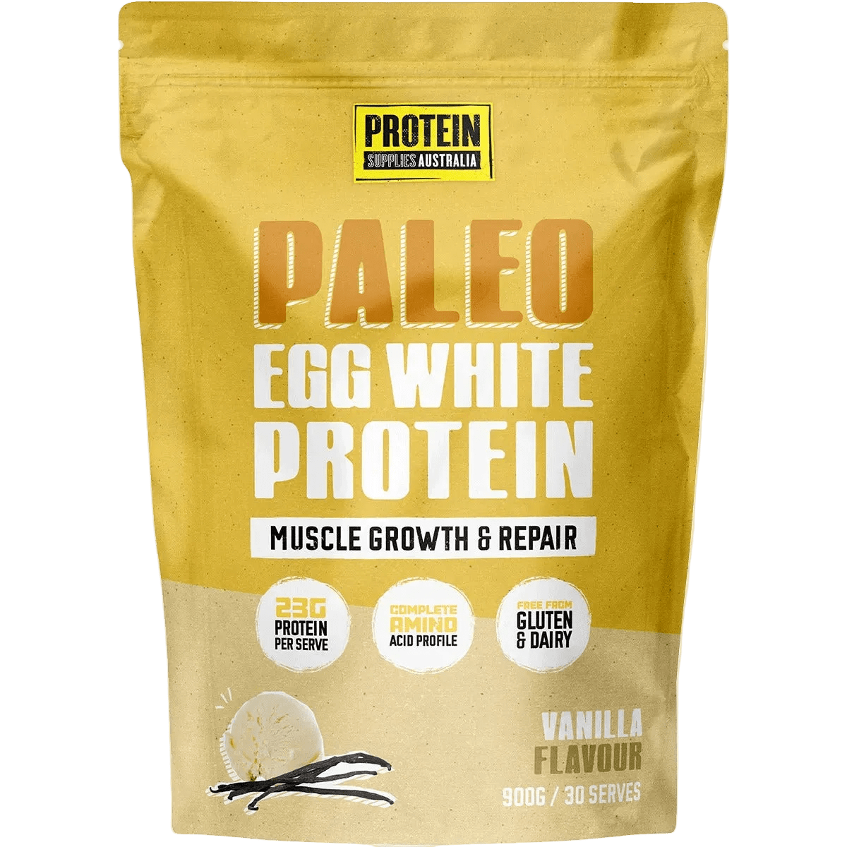 Paleo Pro Vanilla Bean Egg White Protein - 900g - Yo Keto