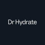 Dr Hydrate logo in white text on black background representing Pineapple Jar - 30 Serves electrolyte drink product