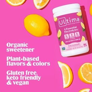Pink Lemonade Electrolyte Drink Mix - 90 Serves