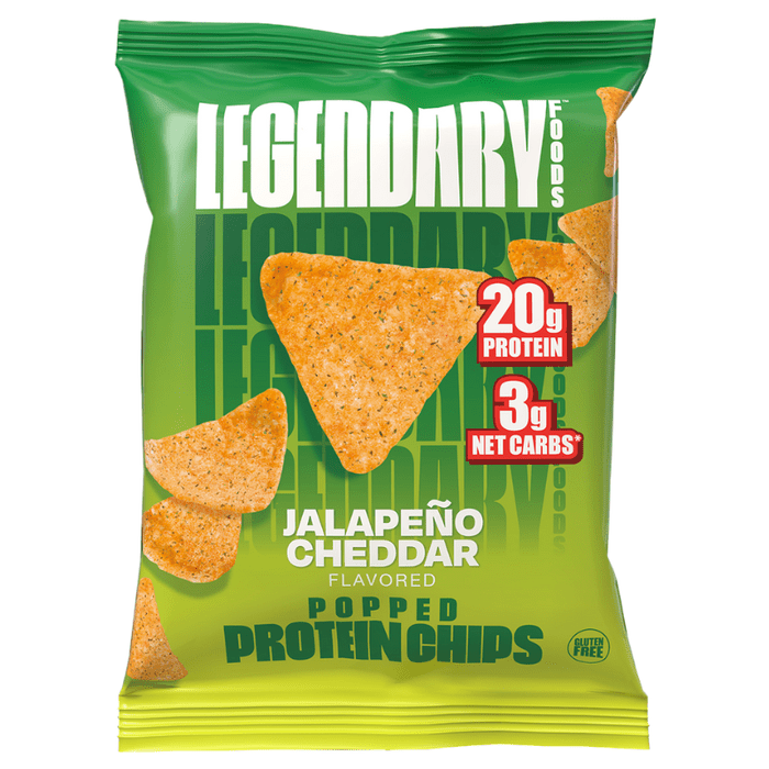 Popped Protein Chips - Jalapeno Cheddar - 34g