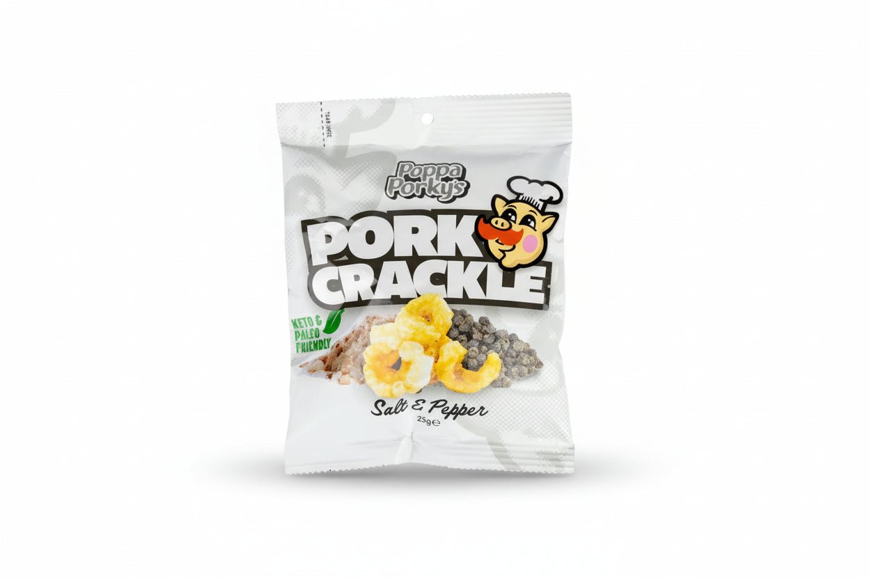 Pork Crackle - Salt & Pepper - 25g