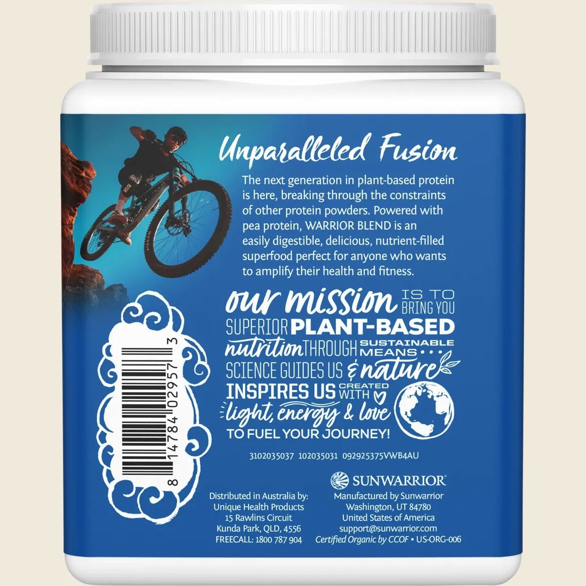 Protein Powder Warrior Blend Vanilla 375g