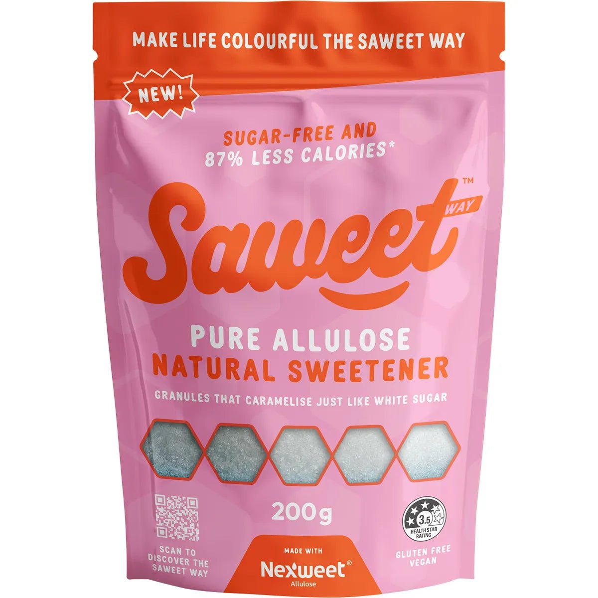 Pure Allulose Natural Sweetener Granules 200g - Yo Keto