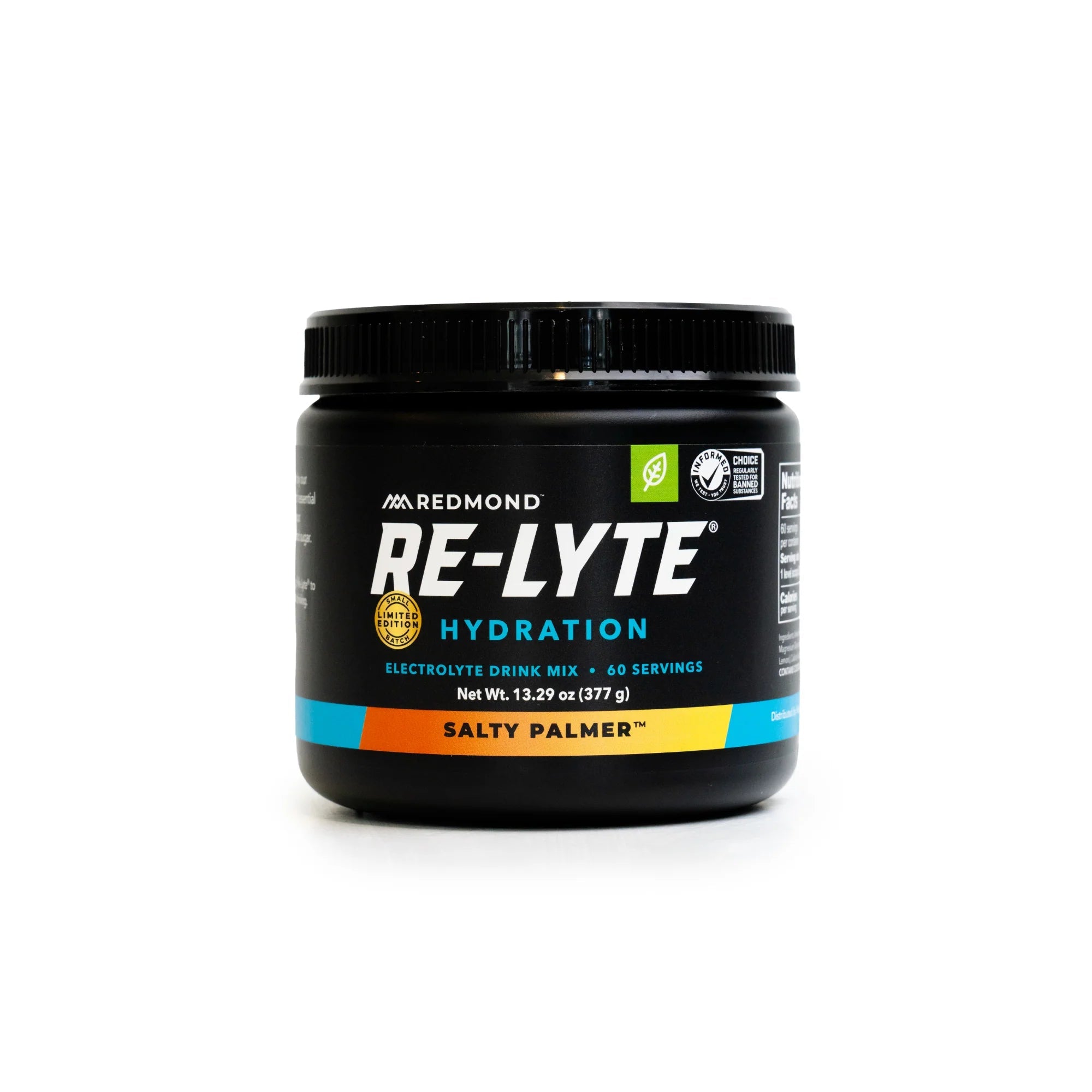 Re - Lyte Electrolyte Mix - Salty Palmer - Tub - 60 Serves - Limited Edition - Yo Keto