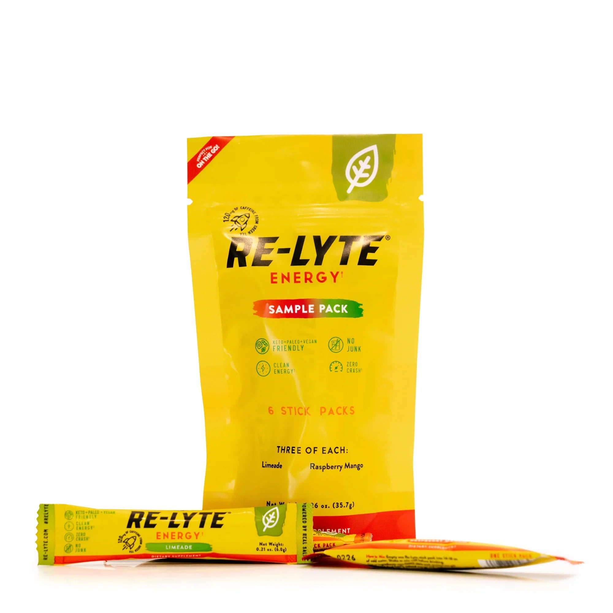 Re - Lyte Energy - Sample Pack - 6 sticks - Yo Keto