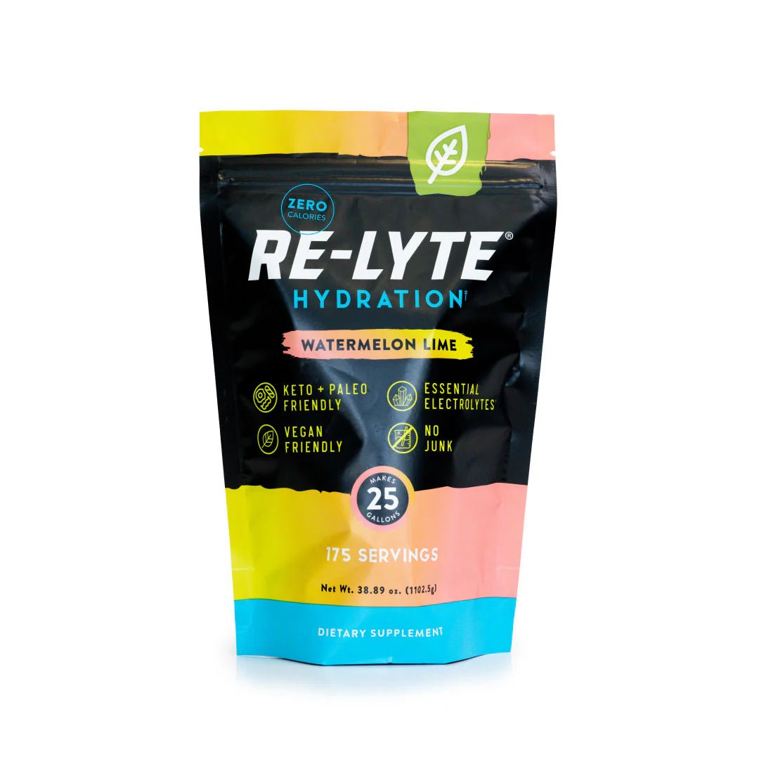 Re - Lyte Hydration - Watermelon Lime - Bulk Pouch - 175 Servings - Yo Keto