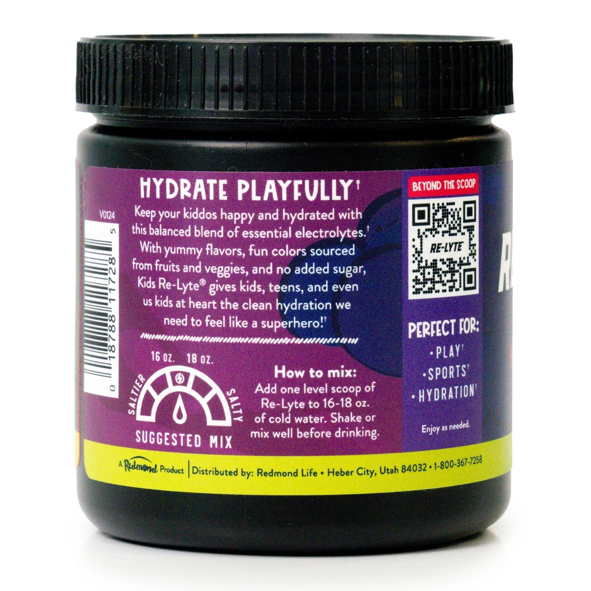 Re - Lyte Kids Hydration - Grape - Tub - 45 Serves - Yo Keto