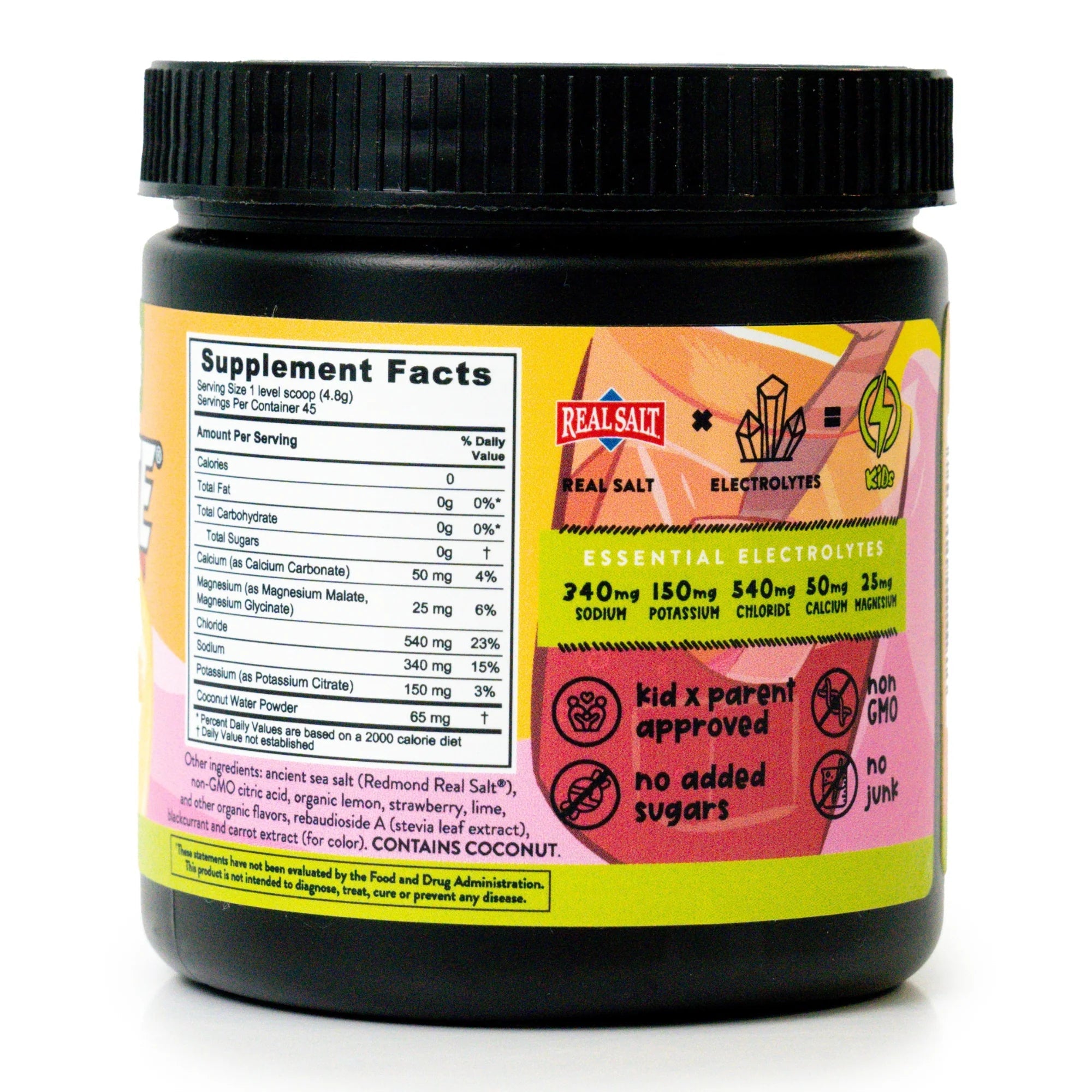 Re - Lyte Kids Hydration - Pink Lemonade - Tub - 45 Serves - Yo Keto