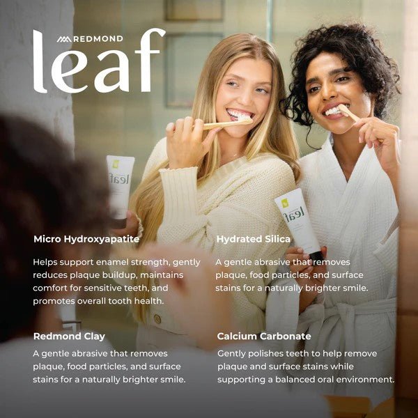 Redmond Leaf Toothpaste - Citrus Rosemary - 113g