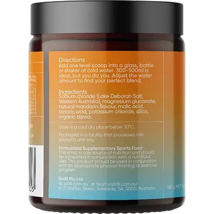 Salty Mandarin - 30 Serve Tub - Yo Keto