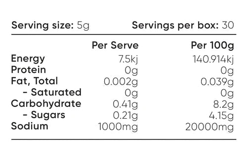 Salty Passionfruit - 30 Sachets - Yo Keto