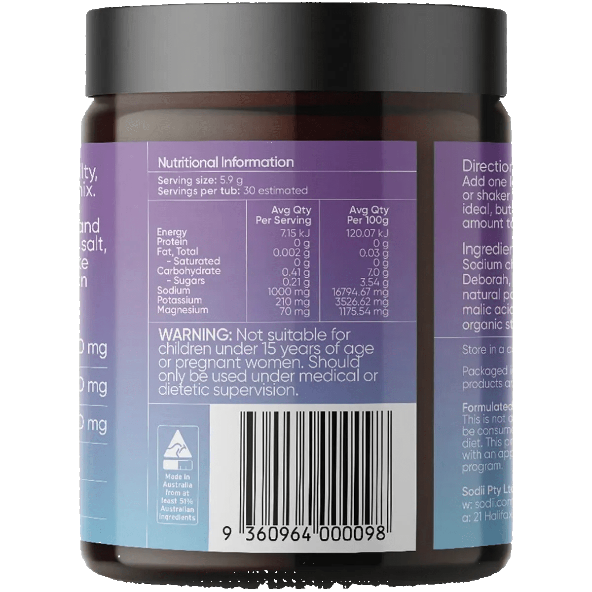 Salty Passionfruit - 30 Serve Tub