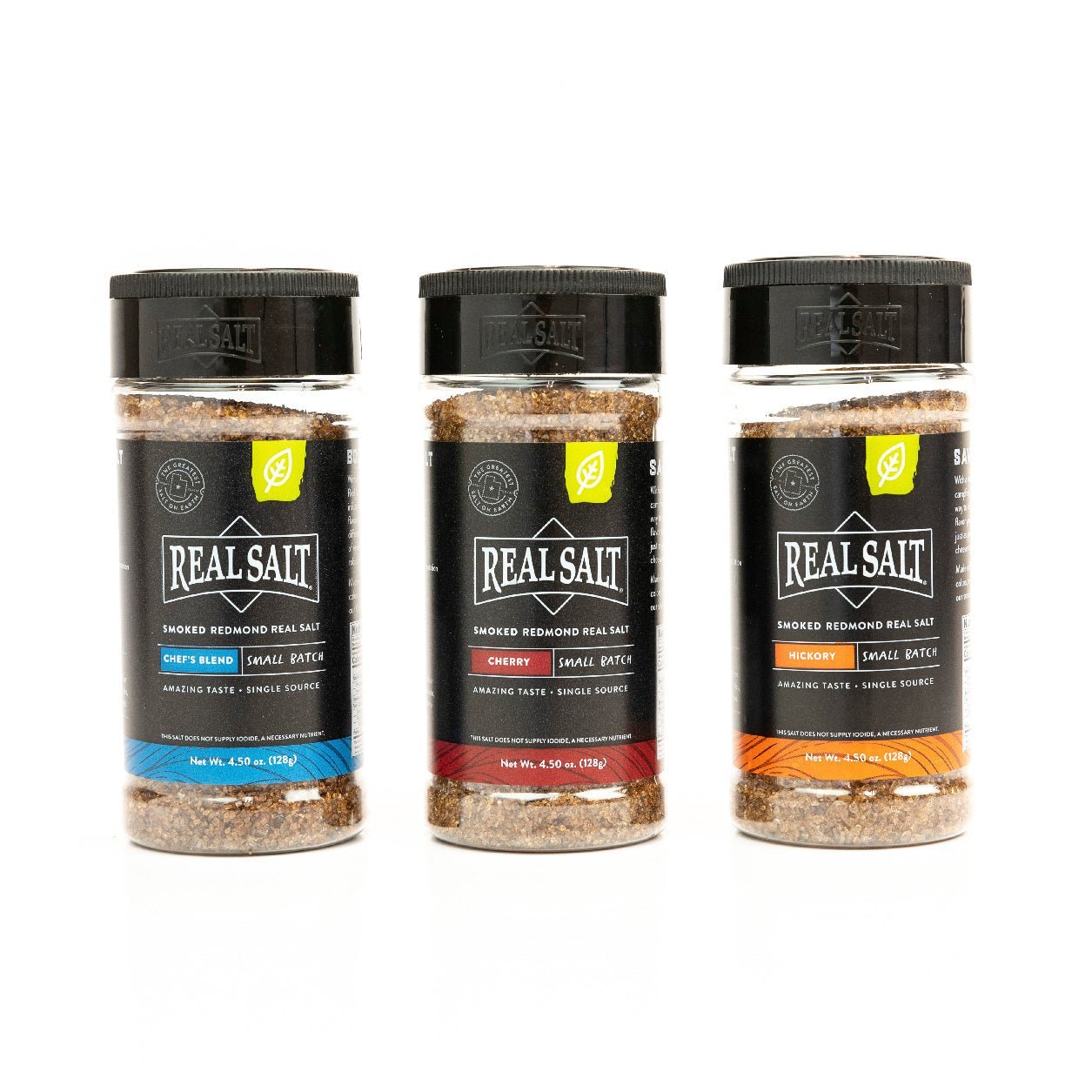 Smoked Real Salt Shaker - Variety Pack - 3x128g - Yo Keto