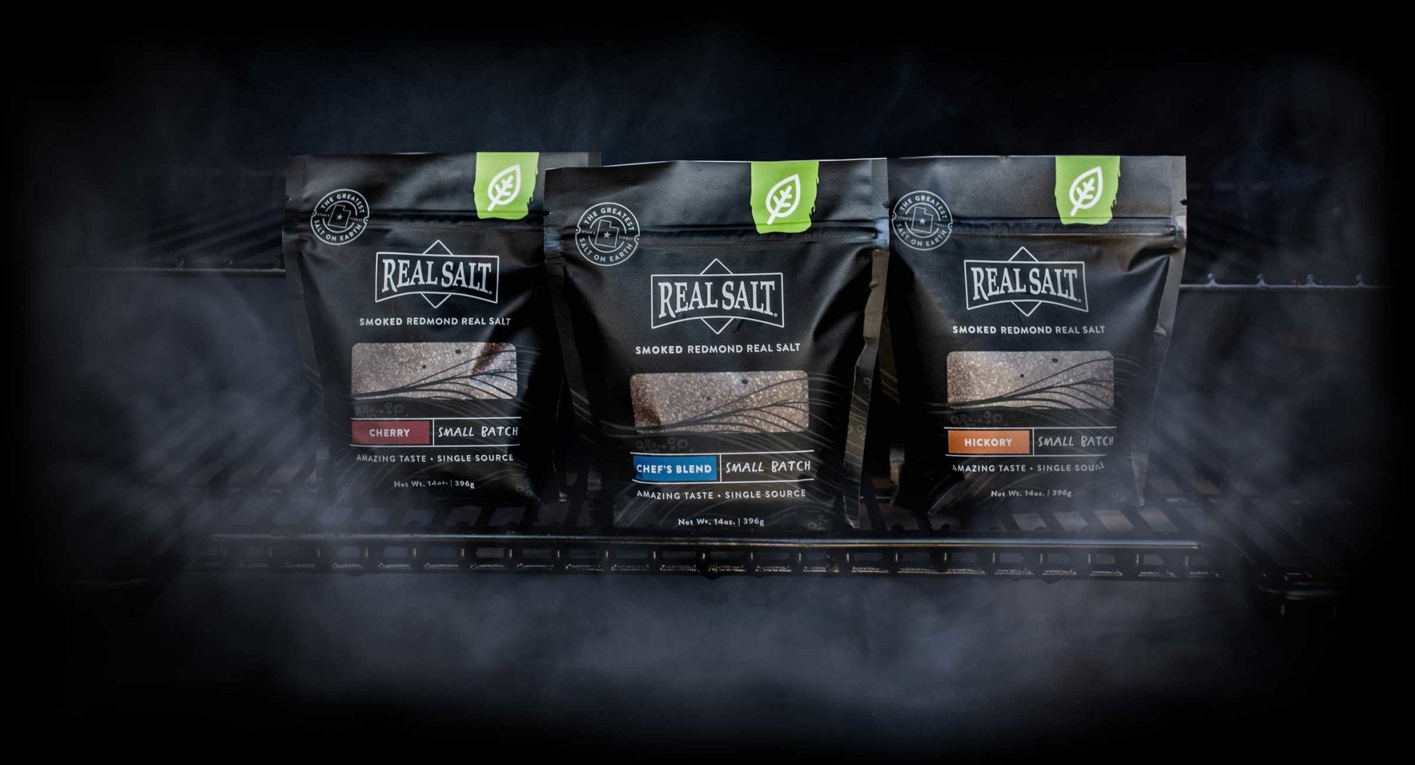 Smoked Real Salt - Variety Pack - 3x396g - Yo Keto