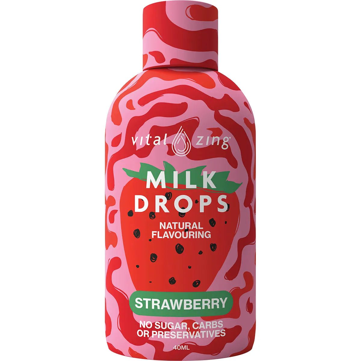 Strawberry MilkDrops - 40ml - Yo Keto