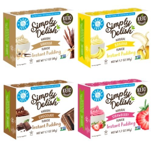 Sugar Free Pudding Variety 4 Pack - Yo Keto