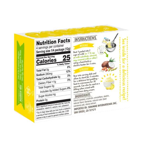 Sugar Free Pudding Variety 4 Pack - Yo Keto