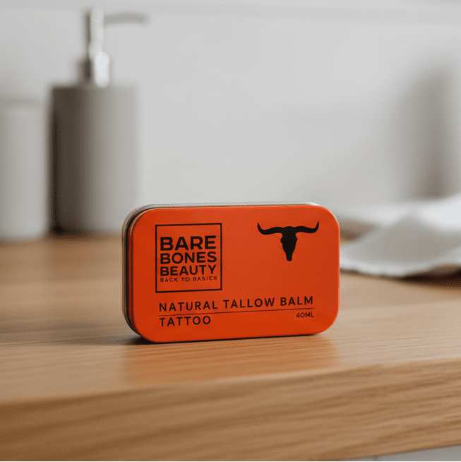 Tattoo Tallow Balm with high saturation and contrast