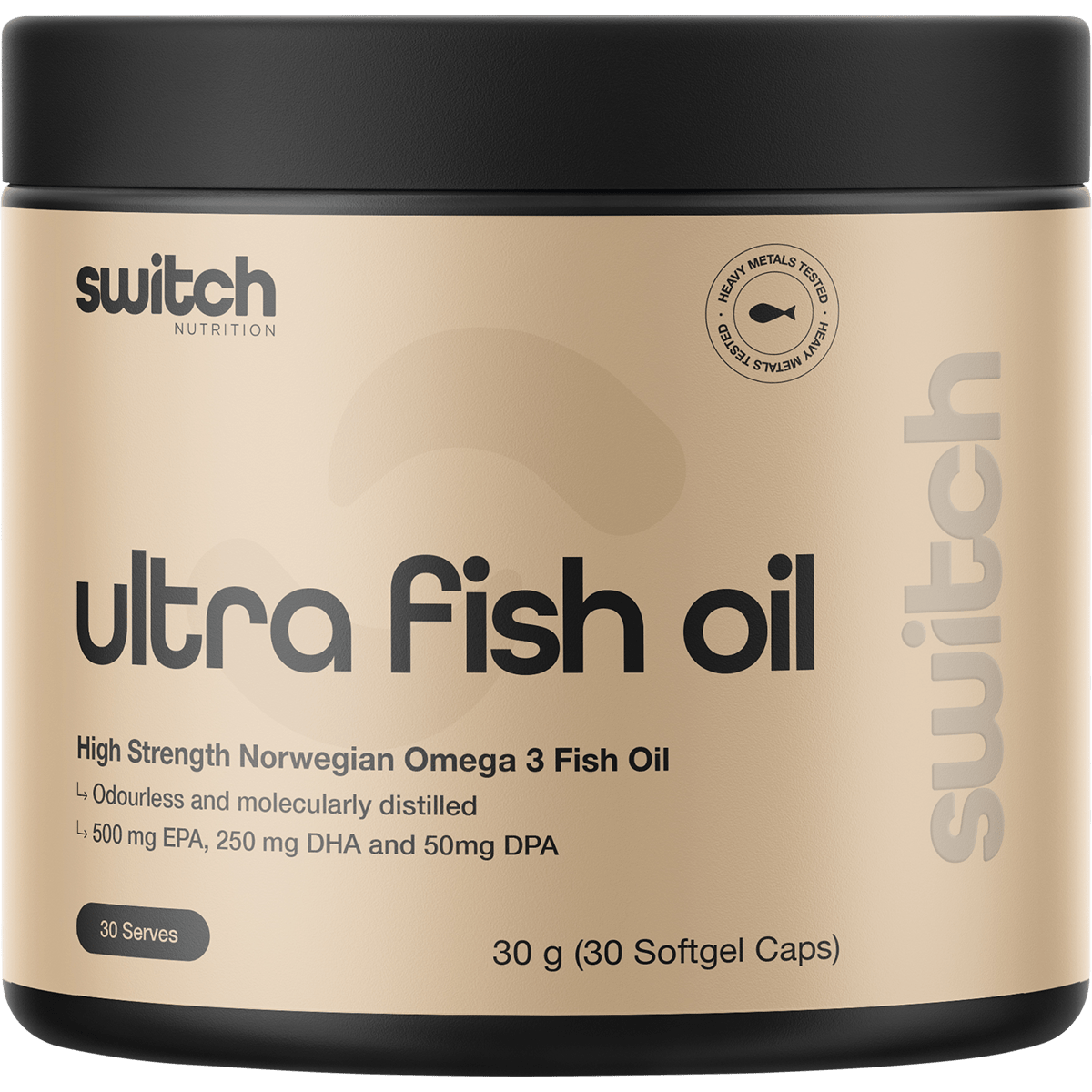 Ultra Fish Oil High Strength Norwegian Omega 3 - 30 Caps