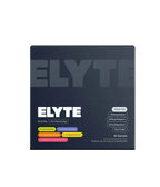 Variety Hydration Drink Mix - 30 Sachets by Elyte, featuring electrolytes with citrus, wild berry, orange zest, pineapple, and raspberry flavors.