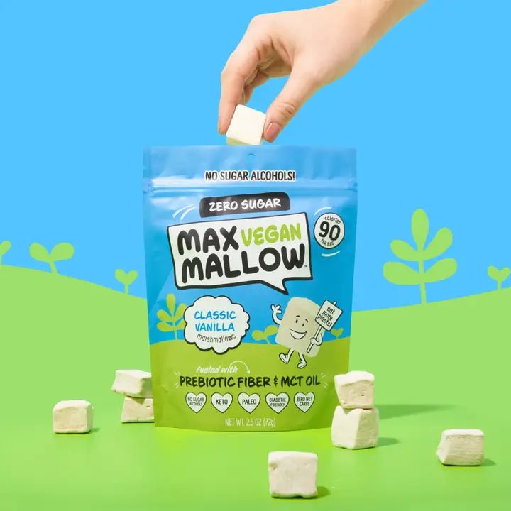 Vegan Classic Vanilla Sugar - Free Marshmallow - 72g - Yo Keto