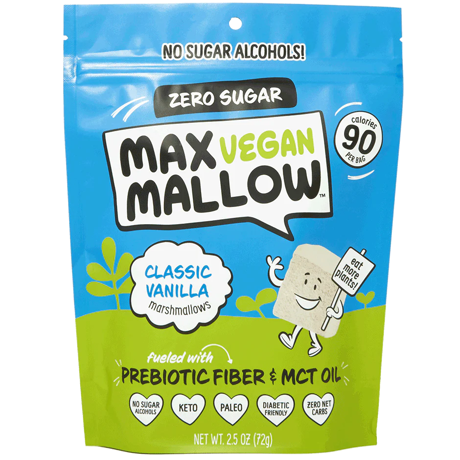 Vegan Classic Vanilla Sugar-Free Marshmallow - 72g