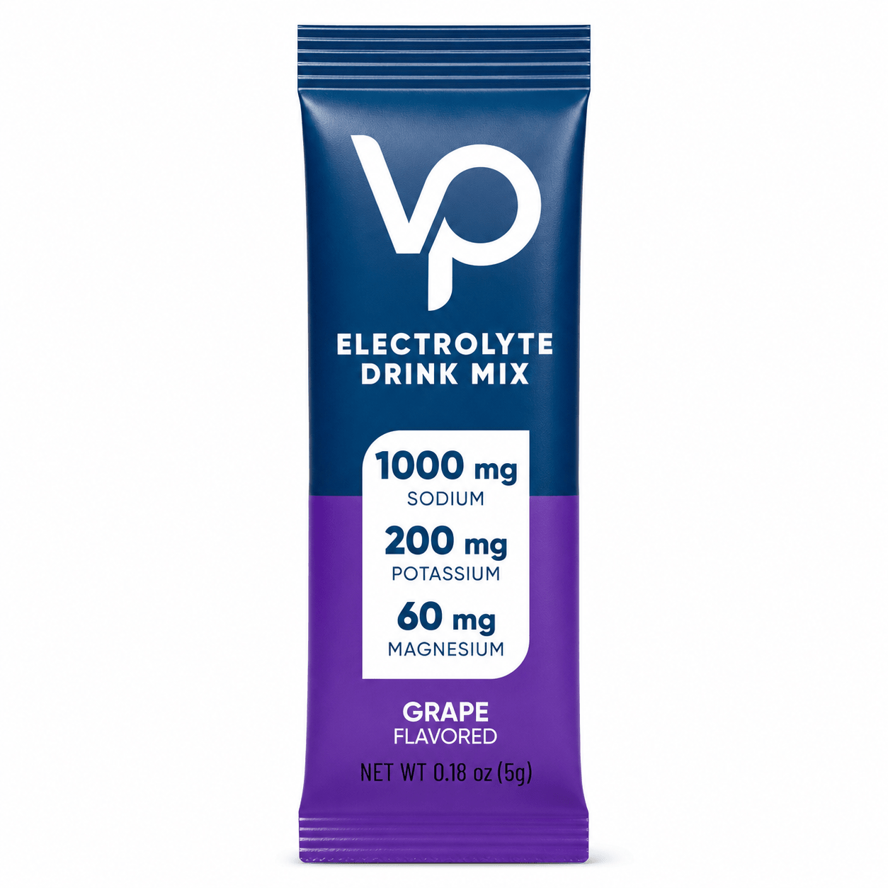Venture Pal - Single Stick grape flavored electrolyte drink mix with sodium, potassium, magnesium for hydration and energy.