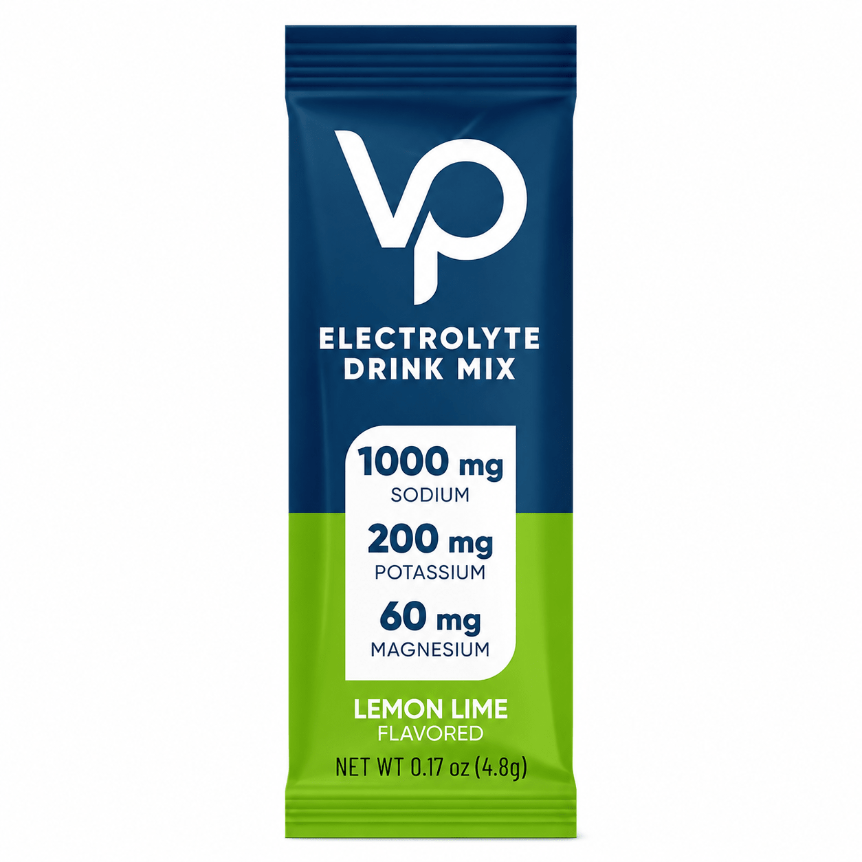 Venture Pal - Single Stick electrolyte drink mix in lemon lime flavor with sodium, potassium, and magnesium for hydration.