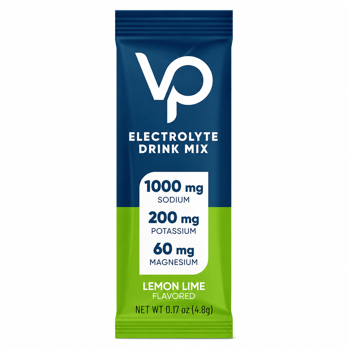 Venture Pal - Single Stick electrolyte drink mix in lemon lime flavor with sodium, potassium, and magnesium for hydration.
