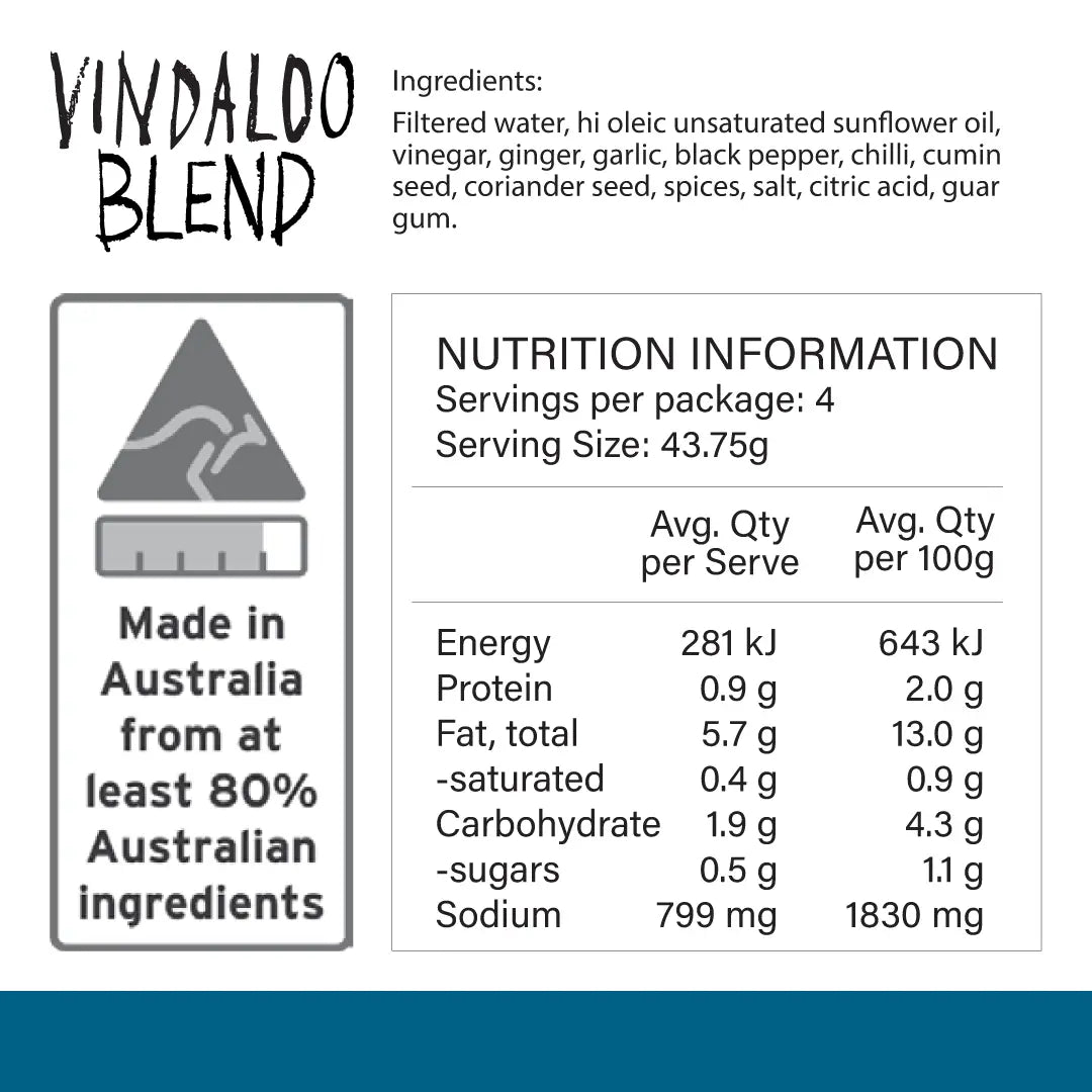 Vindaloo Recipe Blend - 175g - Yo Keto