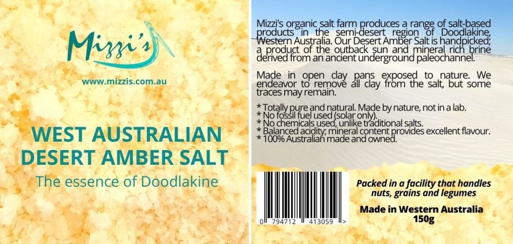 West Australian Amber Desert Salt - 450g - Yo Keto