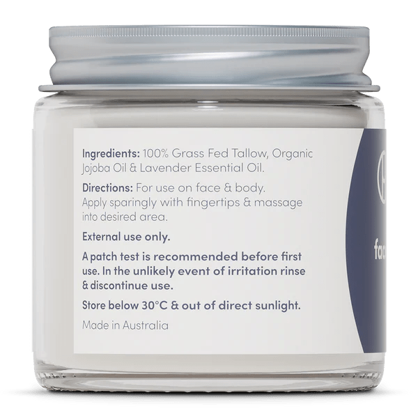 Whipped Tallow - Face And Body Balm - Lavender - 80g - Yo Keto