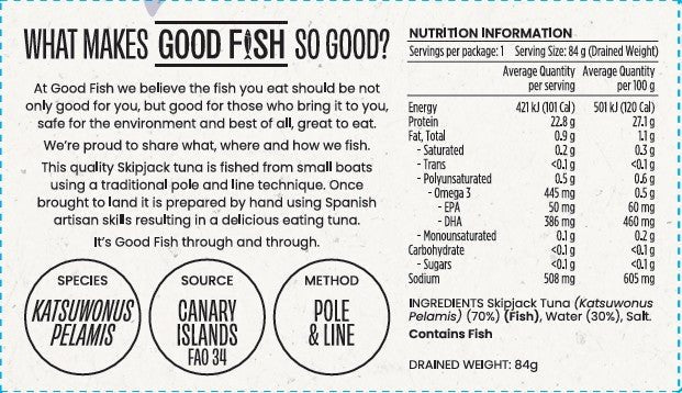 Wild Caught Tuna Fillets in Brine - 120g Can x 10 - Yo Keto