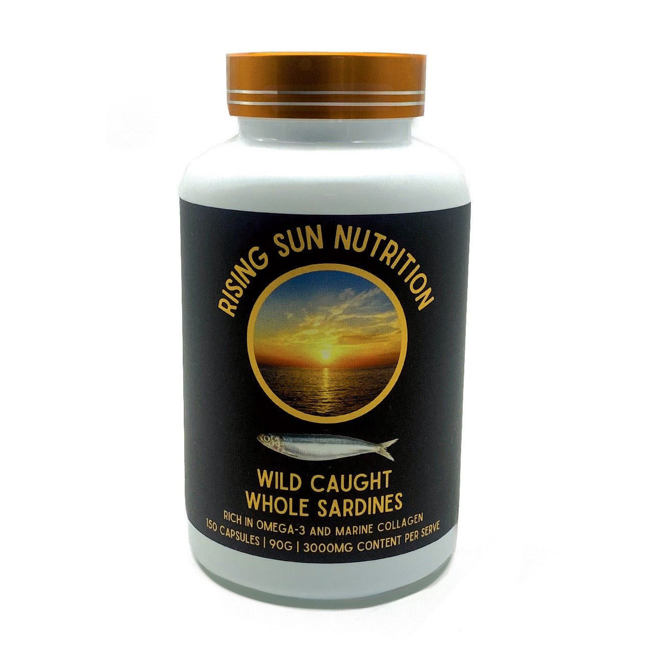Wild Caught Whole Sardines - 150 Capsules