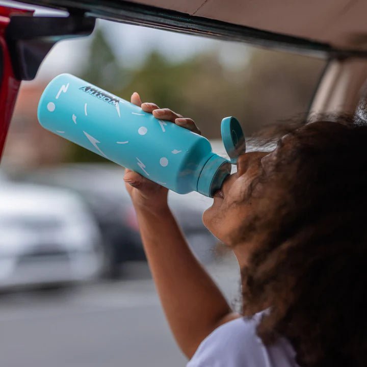 750ml Sugarcane Drink Bottle - Ocean Aqua - Yo Keto