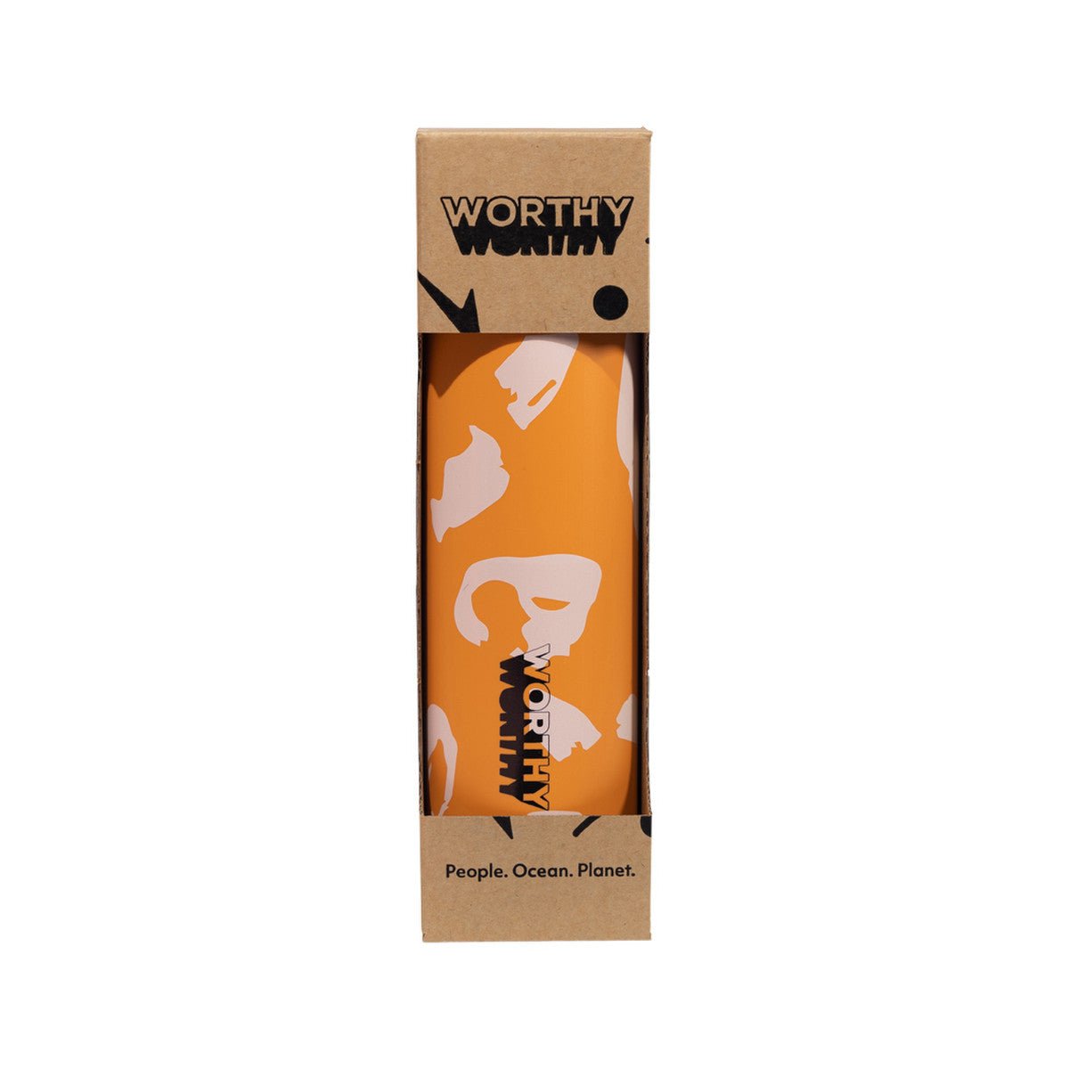 750ml Sugarcane Drink Bottle - Retro Orange - Yo Keto