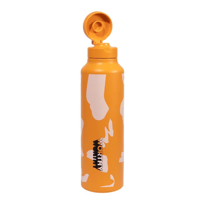 750ml Sugarcane Drink Bottle - Retro Orange - Yo Keto